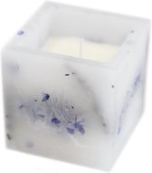 Betoverde Kaars - Groot Vierkant - Lavendel