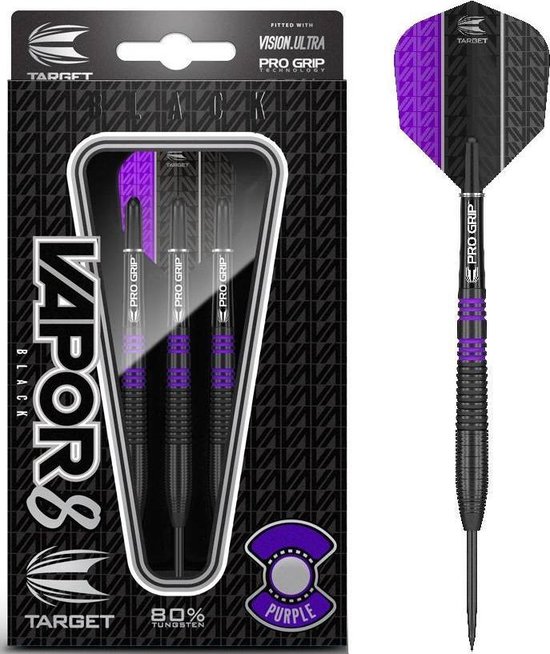 Target Vapor-8 Black-Purple 80% - Dartpijlen - 21 Gram van Target — afbeelding 3