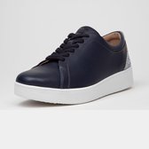 FitFlop™ Rally Glitter Sneakers Leather/Poly Maritime Blue - Maat 36
