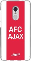 Xiaomi Redmi 5 Hoesje Transparant TPU Case - AFC Ajax - met opdruk #ffffff
