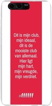 Honor 9 Hoesje Transparant TPU Case - AFC Ajax Dit Is Mijn Club #ffffff