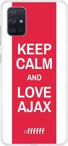 Samsung Galaxy A71 Hoesje Transparant TPU Case - AFC Ajax Keep Calm #ffffff