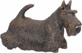 Plastic speelgoed figuur zwarte Schotse terrier 6 cm