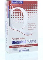Lamberts Ubiquinol 100 mg - 60 capsules - Q10 - Voedingssupplement
