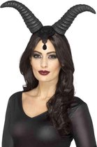 Halloween - Haarband met demonische hoorns