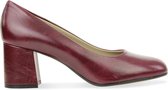 Gwen stewardess pump nappa Burgundy