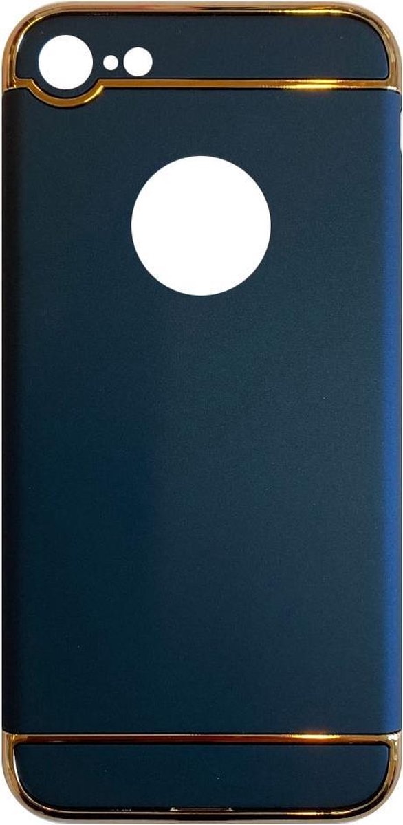 Fit Fashion - Hardcase Hoesje - Geschikt voor iPhone 7 - Blauw