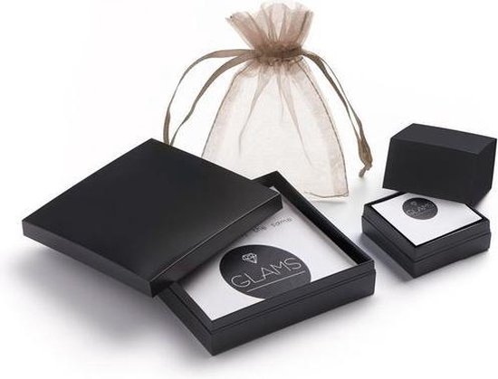 GLAMS - Collier Maille Forçat 3,8 mm 41 + 4 cm - Argent