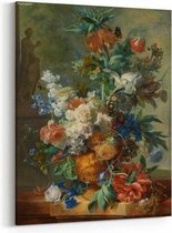 Schilderij - Stilleven met bloemen — 70x100 cm