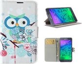 Samsung G850 Alpha Hoesje Case Grote Ogen Uil