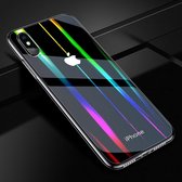Twilight transparant glazen hoesje voor iPhone XS / X