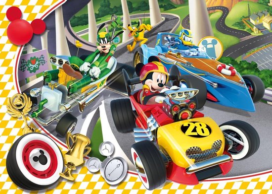 Clementoni Legpuzzel Mickey And The Roadster Racers 60 Stukjes | bol.com