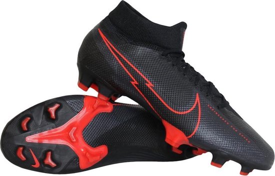 Nike Mercurial Superfly 7 Pro FG voetbalschoenen heren zwart/rood | bol.com