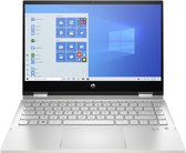 HP Pavilion x360 14-dw1810nd DDR4-SDRAM Hybride (2-in-1) 35,6 cm (14") 1920 x 1080 Pixels Touchscreen Intel® 11de generatie Core™ i3 4 GB 128 GB SSD Wi-Fi 5 (802.11ac) Windows 10 H