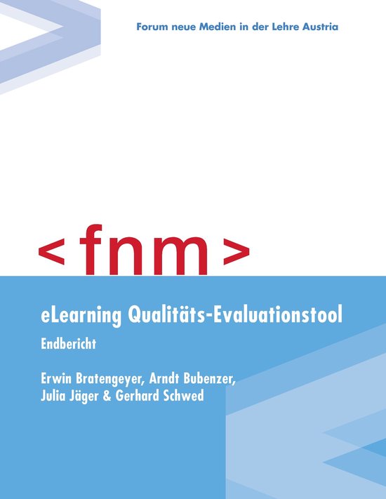 eLearning Qualitäts-Evaluationstool - cover