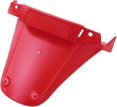 Achterspatbord Vespa LX rood glans met motief/ geribbeld