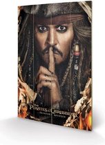 PIRATES OF THE CARIBBEAN - Houten wandbord 40X59 - Keep A Secret