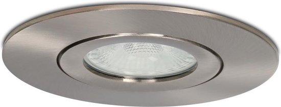 Napels LED inbouwspot extra plat 8W 570lm 2700K warm wit - Dimbaar - Rond - 360°...