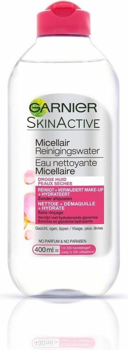 Garnier Skinactive Face SkinActive - Micellair Reinigingswater voor de Droge Huid - 6 x 400ml – Reinigingswater