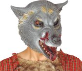 Fiestas Guirca Hoofdmasker Wolf Latex Grijs One-size