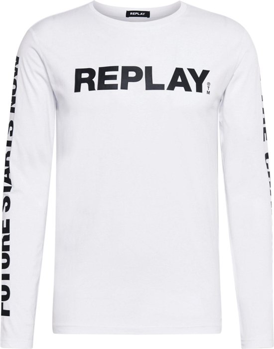 Replay shirt Wit-L | bol.com