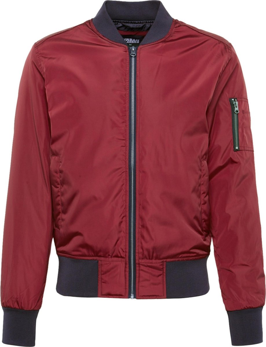 Urban Classics 2Tone Bomber jacket S Rood