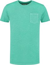 Shiwi shirt men tee slub Groen-Xl