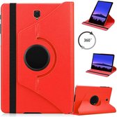 Draaibaar Hoesje - Rotation Tabletcase - Multi stand Case Geschikt voor: Samsung Galaxy Tab S4 10.5 inch T830/T835 (2019) - rood