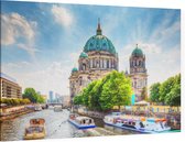 De Berliner Dom op het Museumeiland van Berlijn - Foto op Canvas - 45 x 30 cm