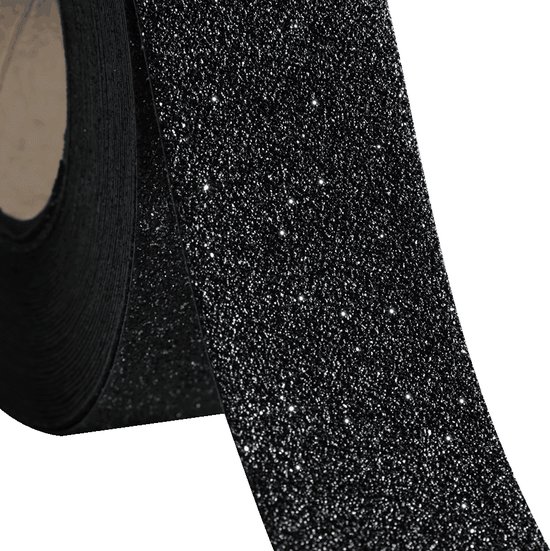 Antislip tape GlitterGrip zwart, R13, 18,3 m per rol - Merkloos