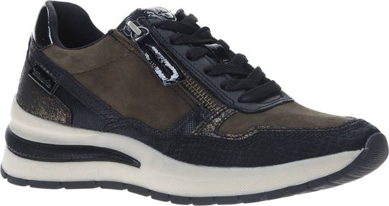 Tamaris sneakers met sleehak Rea met rits aan de buitenkant - Schoenen.nl
