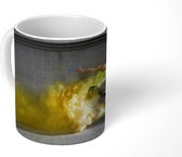 Mok - Atleet laat gele rook achter - 350 ML - Beker