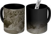 Magische Mok - Foto op Warmte Mok - Sepia van Zabriskie Point Californië druk - 350 ML