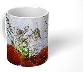 Mok - Aardbeien - Fruit - Water - 350 ML - Beker