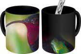 Magische Mok - Foto op Warmte Mokken - Koffiemok - Close-up van een kolibrie met een gekromde snavel - Magic Mok - Beker - 350 ML - Theemok