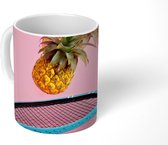 Mok - Ananas - Badminton - Roze - 350 ML - Beker