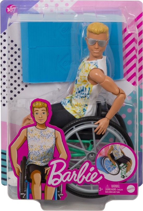 Barbie Fashionistas Ken Fauteuil Roulant | bol.com