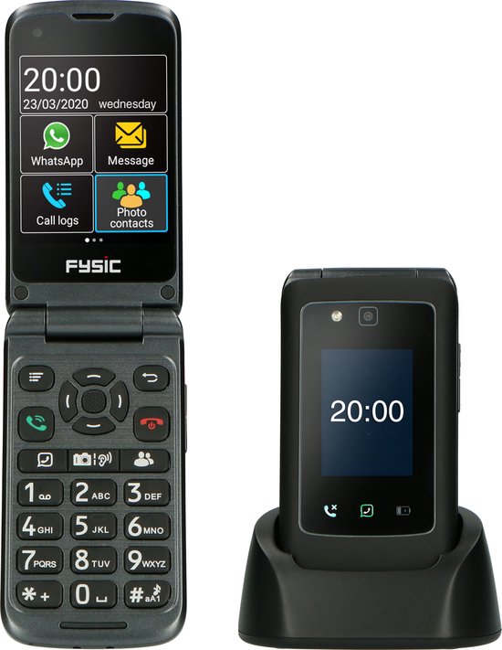 Fysic F20 Mobiele klaptelefoon met SOS