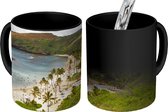 Magische Mok - Foto op Warmte Mok - Hanauma Bay op Hawaii Ocean - 350 ML