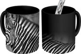 Magische Mok - Foto op Warmte Mok - Zebra portret - 350 ML