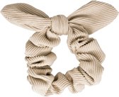 Scrunchie met strik - vanilla | Meisje