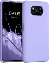 kwmobile telefoonhoesje voor Xiaomi Poco X3 NFC / Poco X3 Pro - Hoesje met siliconen coating - Smartphone case in lavendel