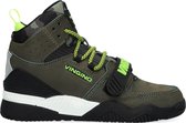Vingino Raoul Mid Hoge sneakers - Leren Sneaker - Jongens - Groen - Maat 36
