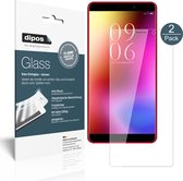 dipos I 2x Pantserfolie helder compatibel met Elephone A3 Beschermfolie 9H screen-protector