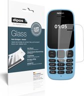 dipos I 2x Pantserfolie helder compatibel met Nokia 105 (2019) Beschermfolie 9H screen-protector