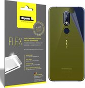 dipos I 3x Beschermfolie 100% compatibel met Nokia X7 (2018) Rückseite Folie I 3D Full Cover screen-protector