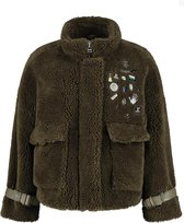 Goosecraft Jas Lola Pins Coat 112151003 Military Green Dames Maat - XL