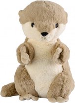 warmteknuffel Otter 38 cm bruin