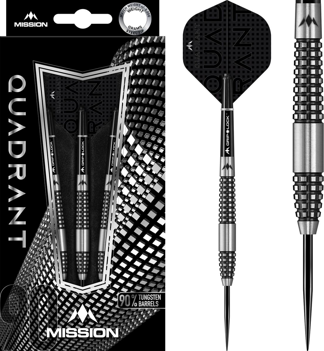 Mission Quadrant M2 90% - Dartpijlen - 26 Gram