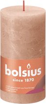 Bol.com Bolsius - Rustieke Kaars - Karamel Bruin - Creamy Caramel - 13cm - 4 stuks aanbieding